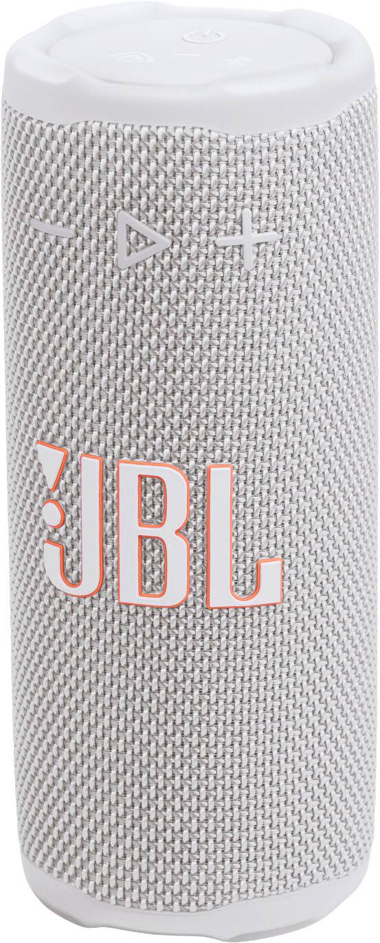 Angle. JBL - Grip Portable Wireless Speaker with Built-In Light - 2025 - White.