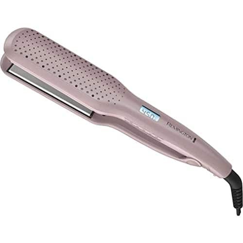 DORLUKFU - Wet2Straight Hair Straightener / Flat Iron, 450°F Salon High Heat, 1 3/4" Inch plates, Mauve