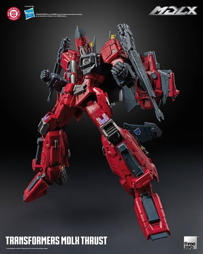 L8AR 033 WIRAD PA SE I. (Licensed by Hasbro) TRANSFORMERS and all related trademarks and logos are trademarks of Hasbro, Inc. ©2005 Hasbro. TRANSFORMERS MDLX THRUST three zero