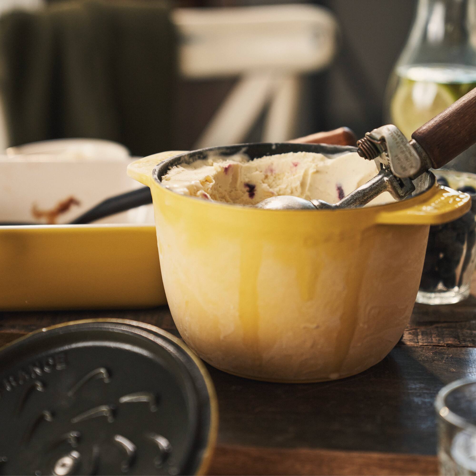 Alt View 3. Staub - STAUB Cast Iron 1.5-qt Petite French Oven - Citron - Citron.