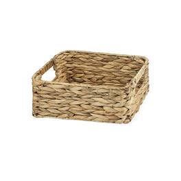 Garnen - Woven Baskets Storage 11" Wicker Basket for Organizing, Woven Storage Baskets for Shelves Closet Pantry Kitchen Bathroom - Brown