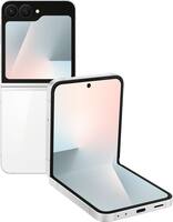 Samsung - Geek Squad Certified Refurbished Galaxy Z Flip7 FE 256GB (Unlocked) - White - Front_Zoom