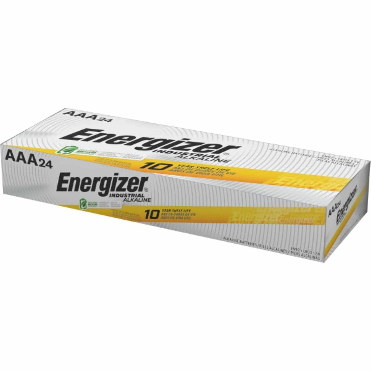 Energizer - Industrial Alkaline AAA Battery Boxes of 24 For Multipurpose AAA 1.5 V DC 24/Box 6 / Carton