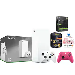 Xbox Series X 1TB Digital Console with Extra Controller, Battery Pack, MightySkins Code and 2 Year Warranty