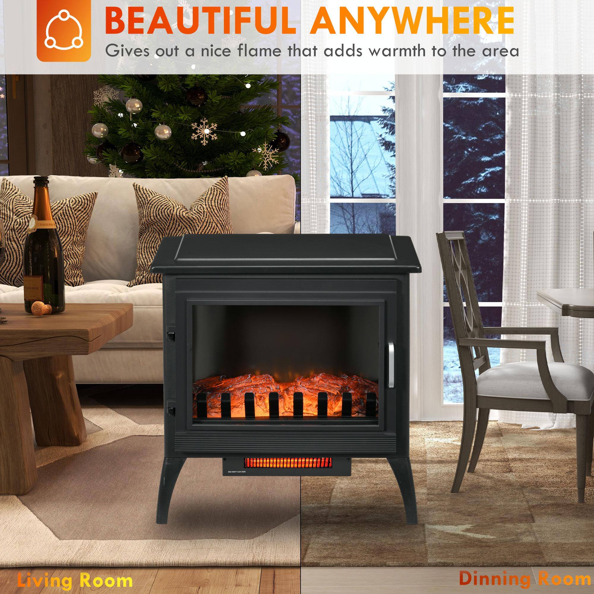 BEAUTIFUL ANYWHERE  
Gives out a nice flame that adds warmth to the area  

Living Room  
Dining Room