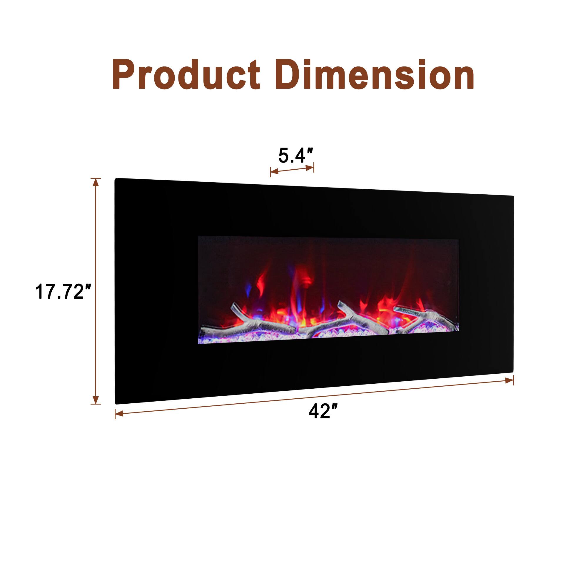 Product Dimension

- Width: 42"
- Height: 17.72"
- Depth: 5.4"