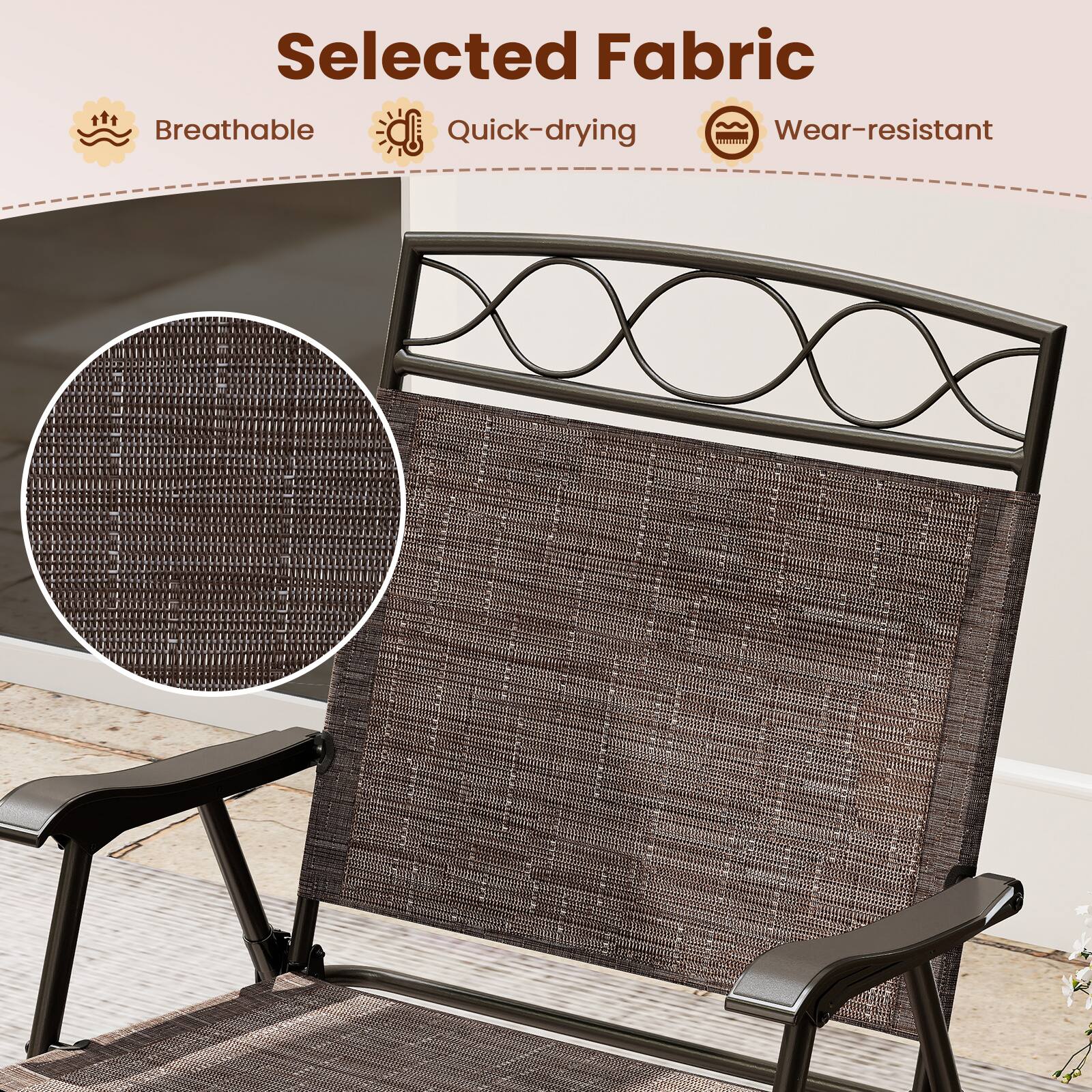 Selected Fabric  
Breathable  
Quick-drying  
Wear-resistant