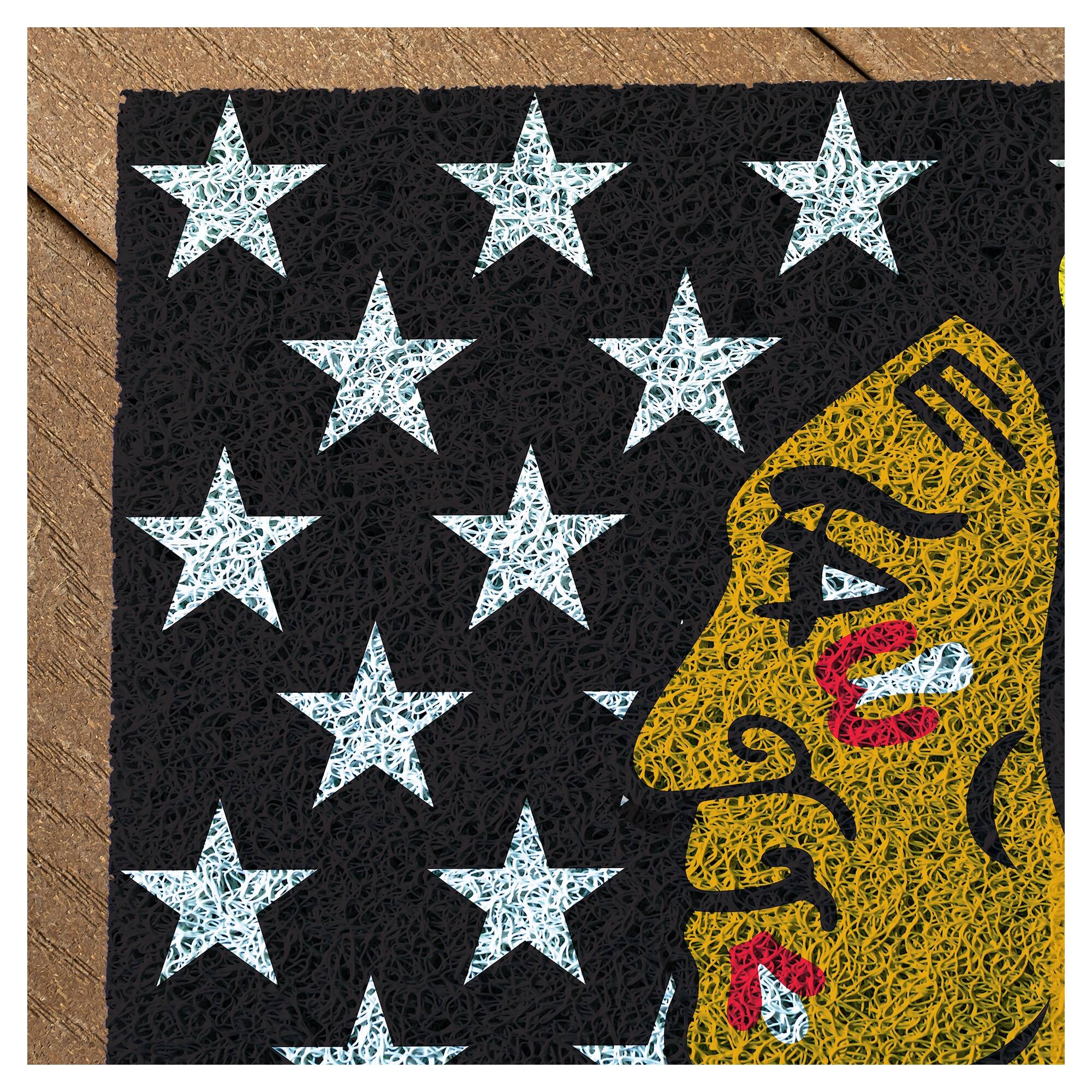 Alt View 1. Evergreen Enterprises - Chicago Blackhawks 16" x 28" Stars & Stripes Patriotic Turf Mat - Multicolor.