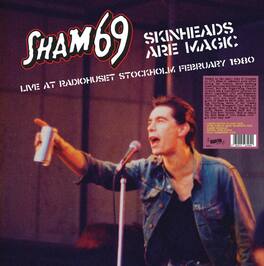 Sham 69 - Skinheads Are Magic: Live In Stockholm 02/02/1980 - Red Marble Colored Vinyl - VINYL LP