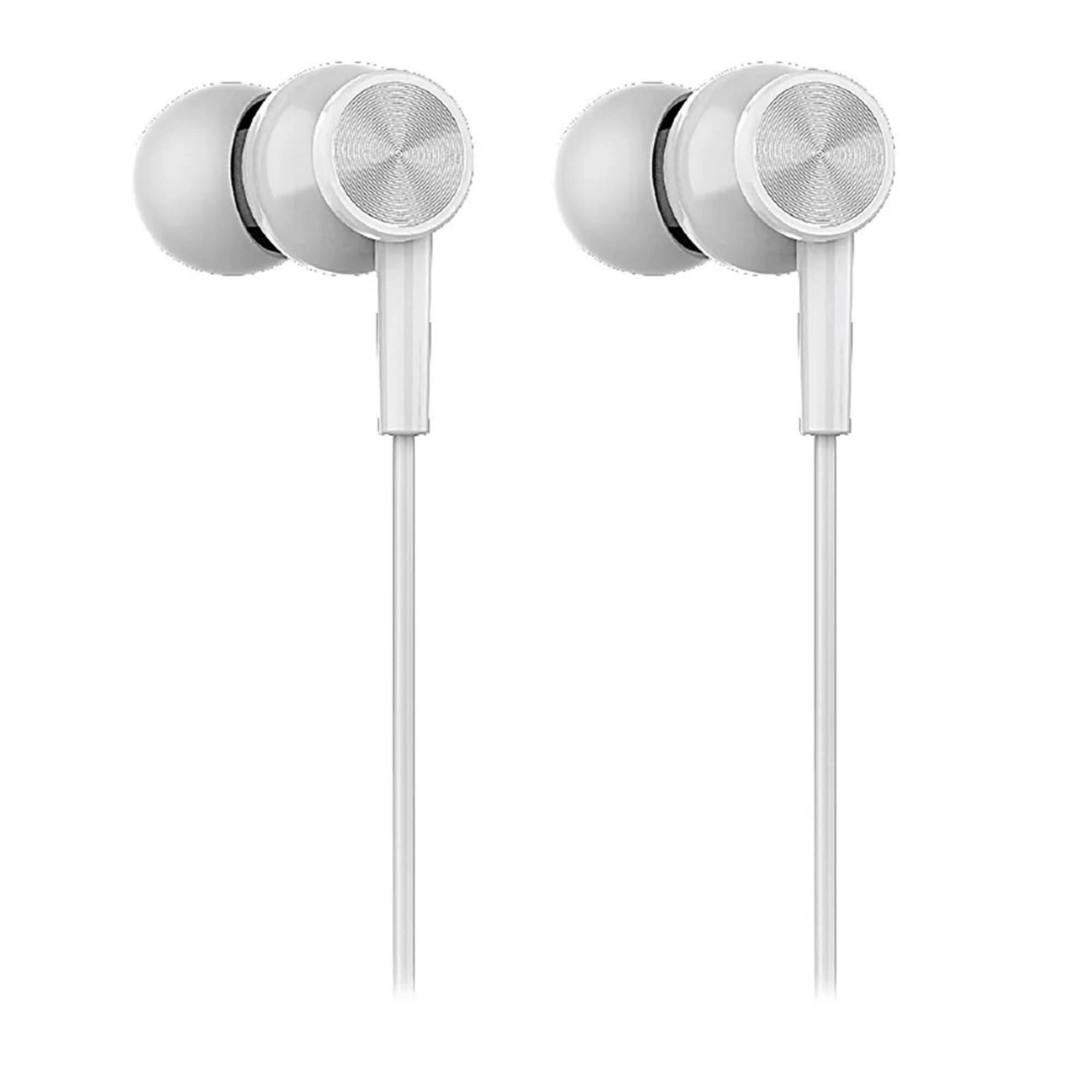 Alt View 2. Xyst - 3.5mm Stereo In-Ear Earbuds with Microphone - White.