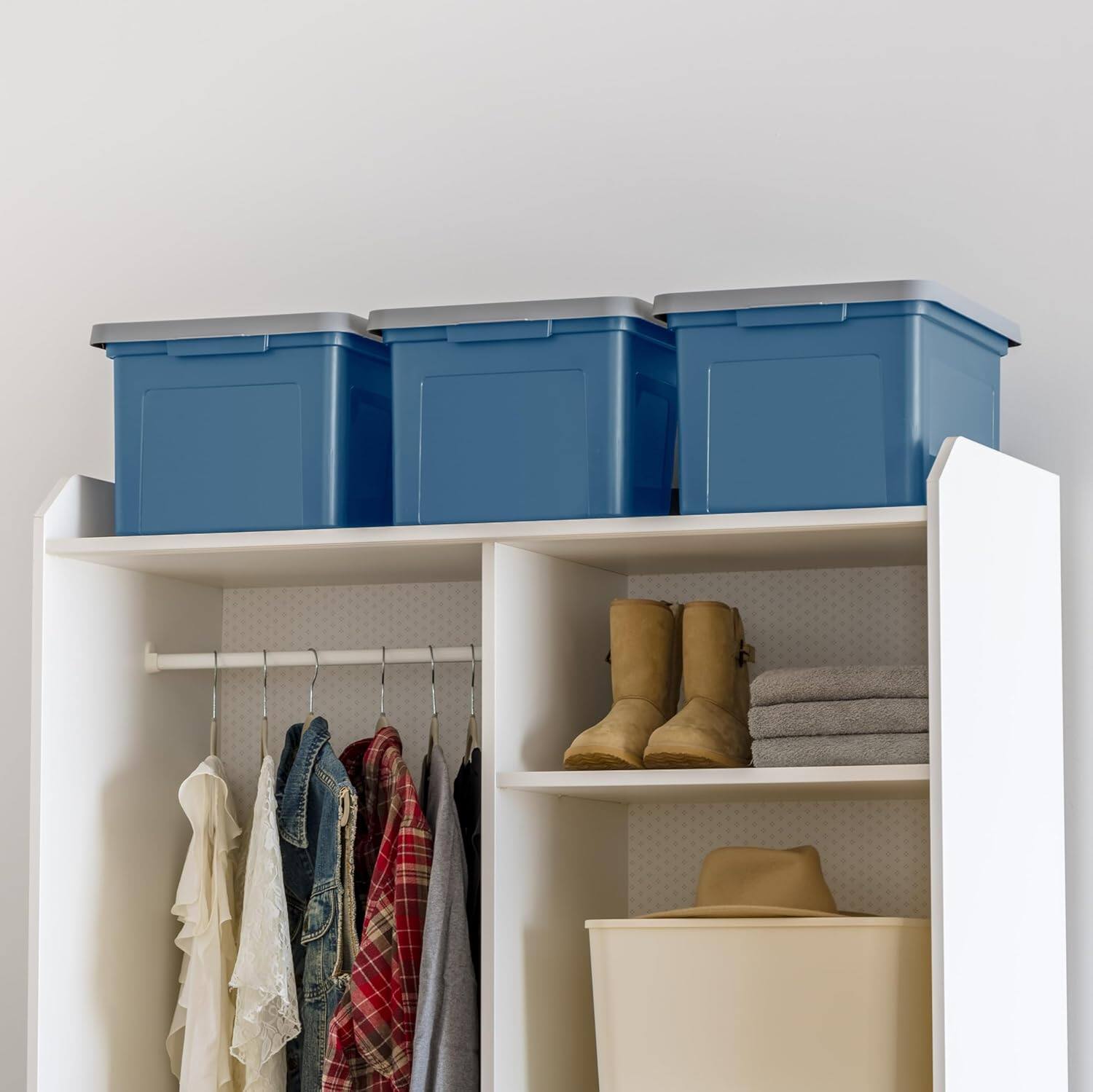 Alt View 9. IRIS USA - IRIS USA Letter Legal Size Plastic File Box, Home Organizing Storage Container.