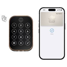Yale - Assure Lock 2 - Smart Lock Keyless Bluetooth Deadbolt with APPLE HOME KEYS | Touchscreen Keypad Access - Oil-Rubbed Bronze