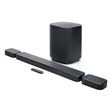 Front. JBL - JBL Bar 700 MK2 7.1 Channel Soundbar System with Detachable Speakers - Black.