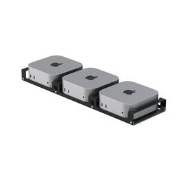 RackSolutions - 3U Mac Mini Bracket Set for Apple Mac Mini (M4, 2024), Compatible with RackSolutions' Modular Shelves - Black