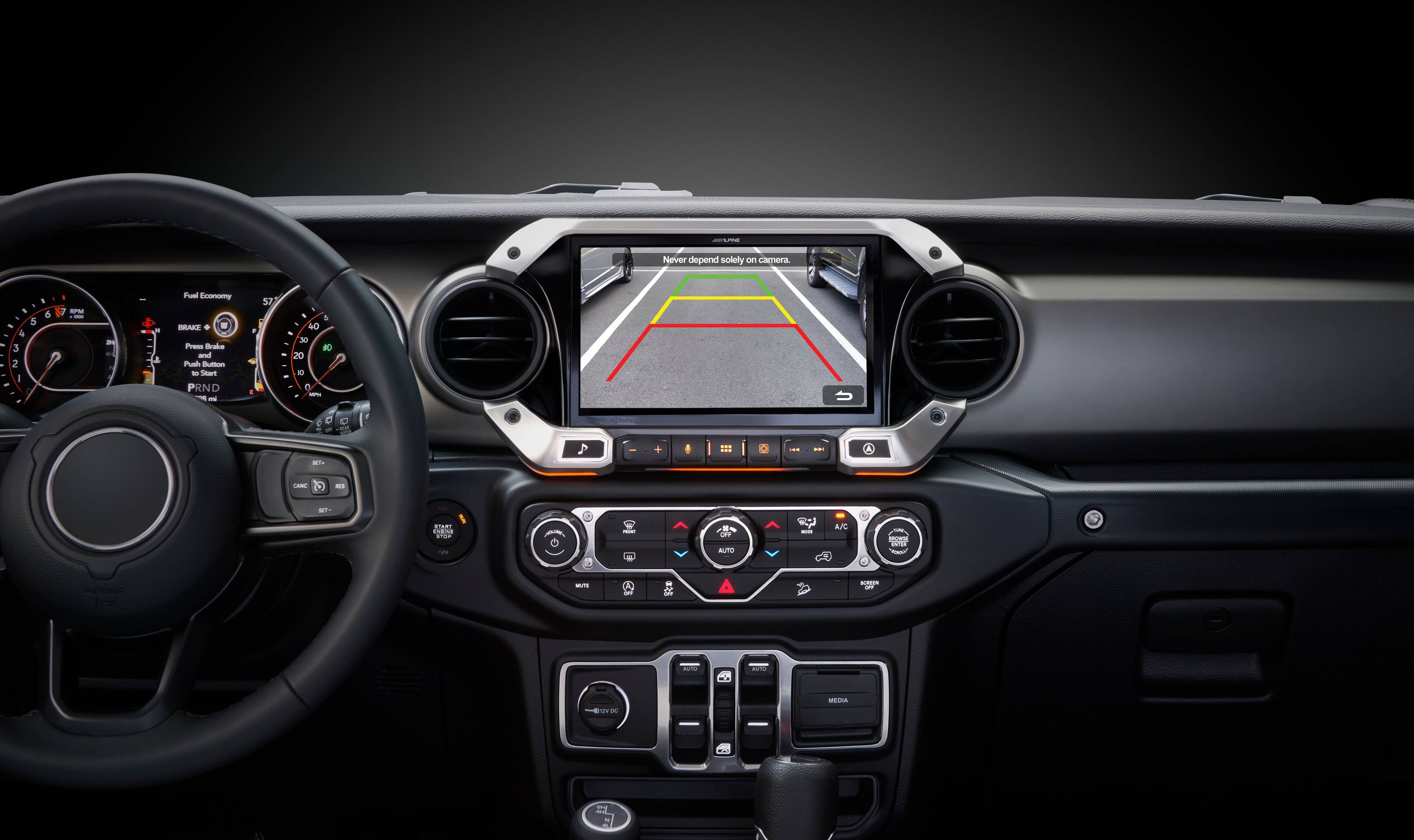 Alt View 11. Alpine - 9" Android Auto and Apple CarPlay Bluetooth Digital Media Receiver - Black.