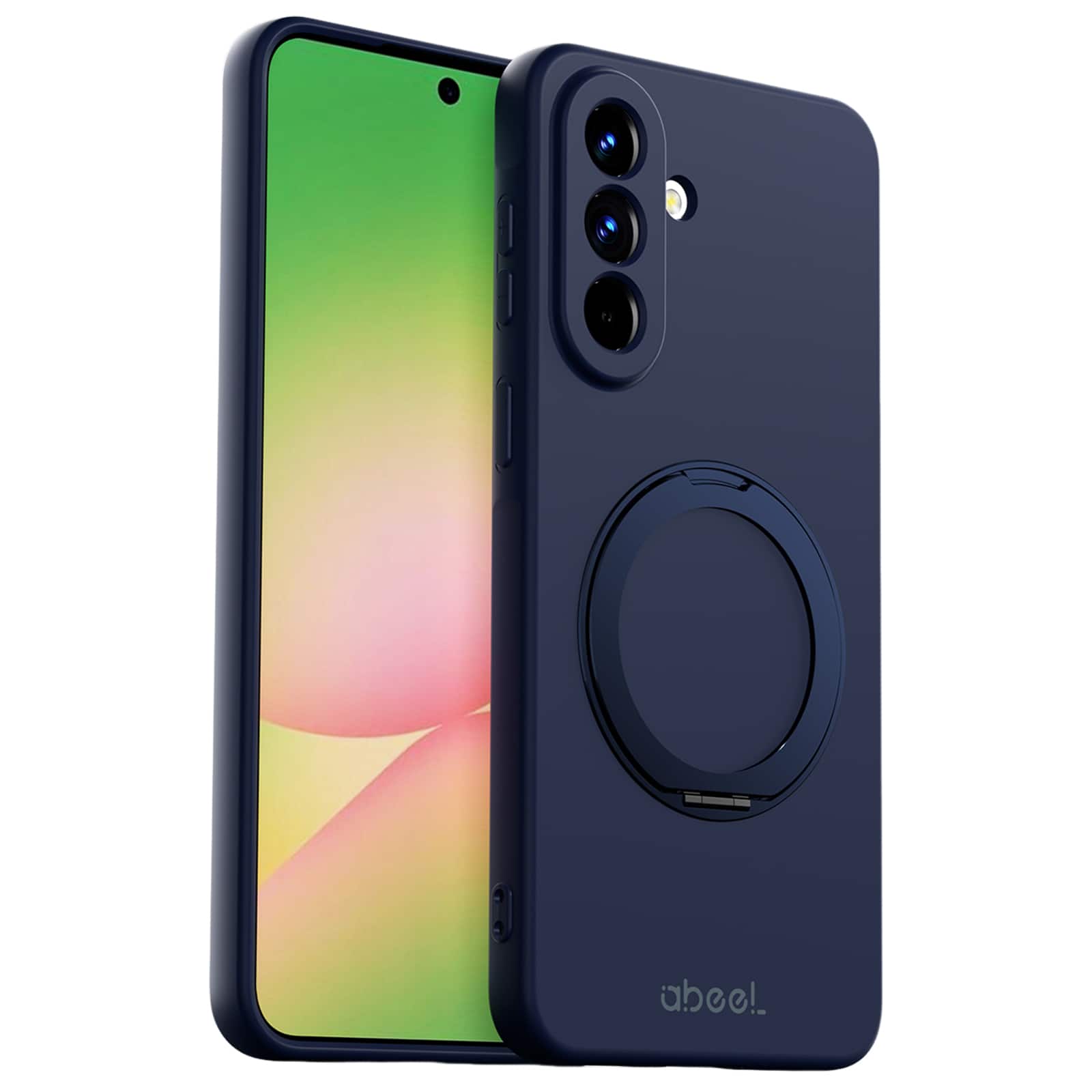 UUCOVER - For Samsung Galaxy A37 5G Case Shockproof Liquid Silicone Compatible with MagSafe Ring Holder 360° Rotating Stand Cover - Darkblue price history on PriceWatchPro