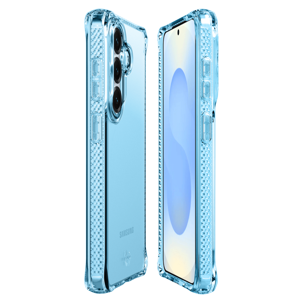 Alt View 2. Itskins - SPECTRUM R // CLEAR Case for Samsung Galaxy S26+ - Light Blue.