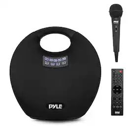 PYLE - Wireless Portable Bluetooth Speaker - Black