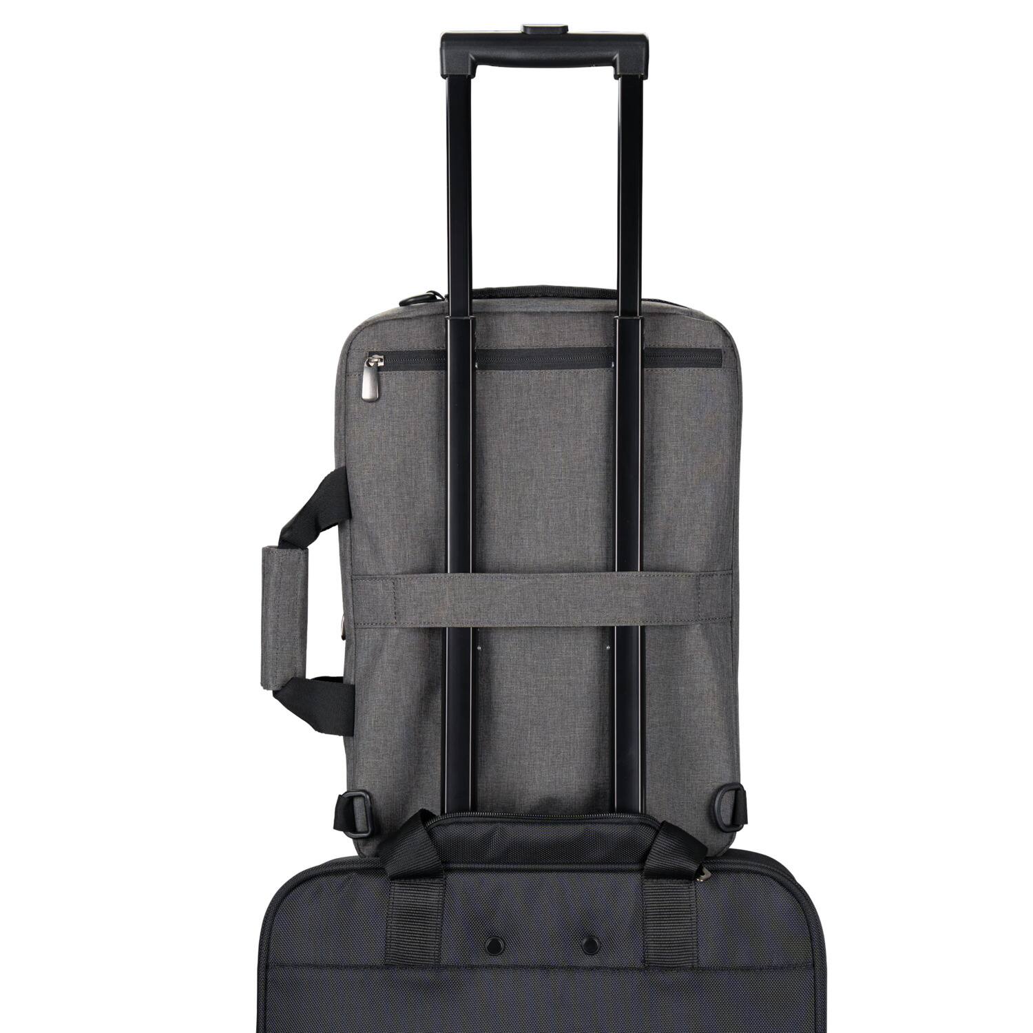 Alt View 6. Targus - 15-16” Hybrid Briefcase Backpack - Gray.