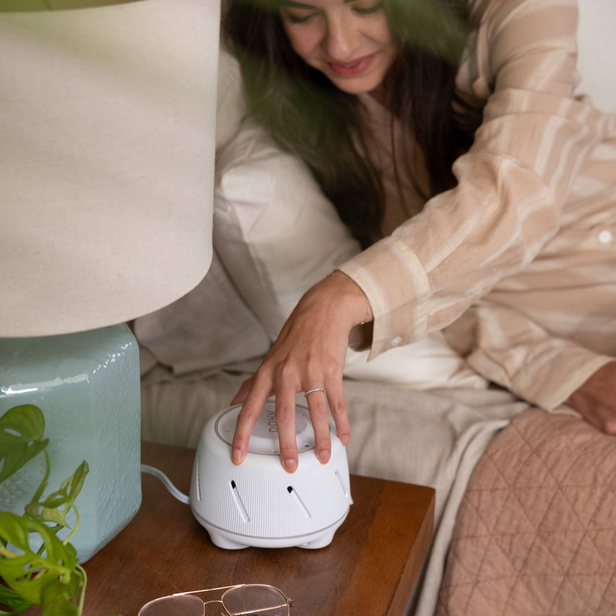 Back. Yogasleep - Dohm Sound Machine - Wht/Gry - White/Gray.