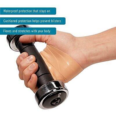 Waterproof protection that stays on  
Cushioned protection helps prevent blisters  
Flexes and stretches with your body