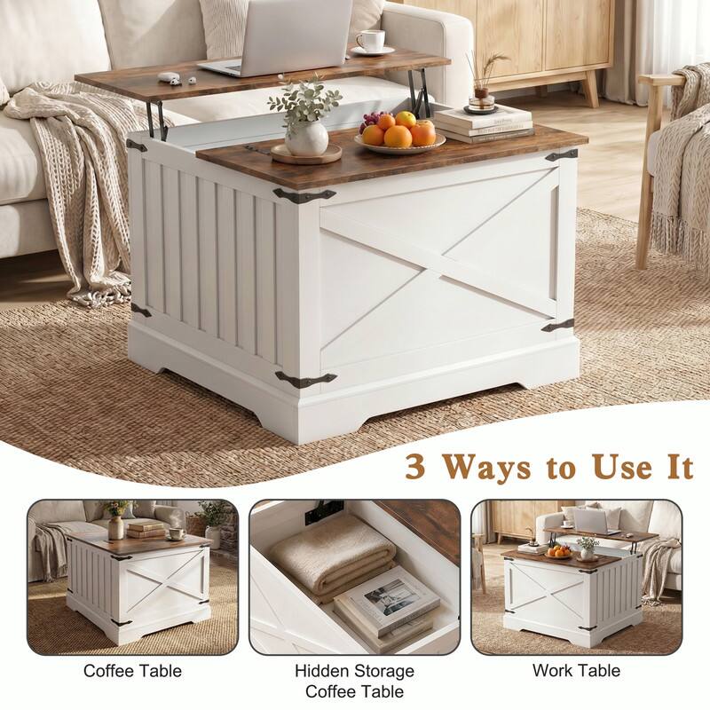 3 Ways to Use It

Coffee Table

Hidden Storage Coffee Table

Work Table