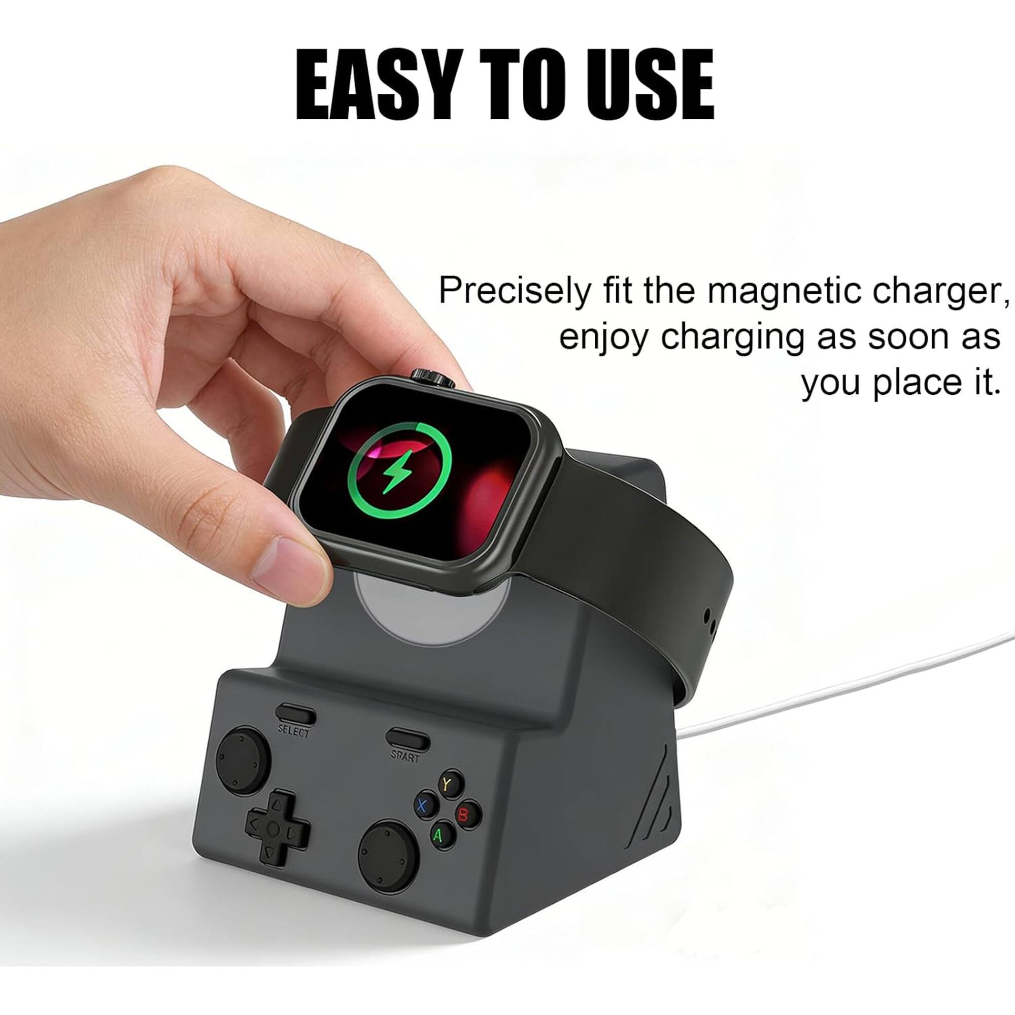 EASY TO USE

Precisely fit the magnetic charger, enjoy charging as soon as you place it.