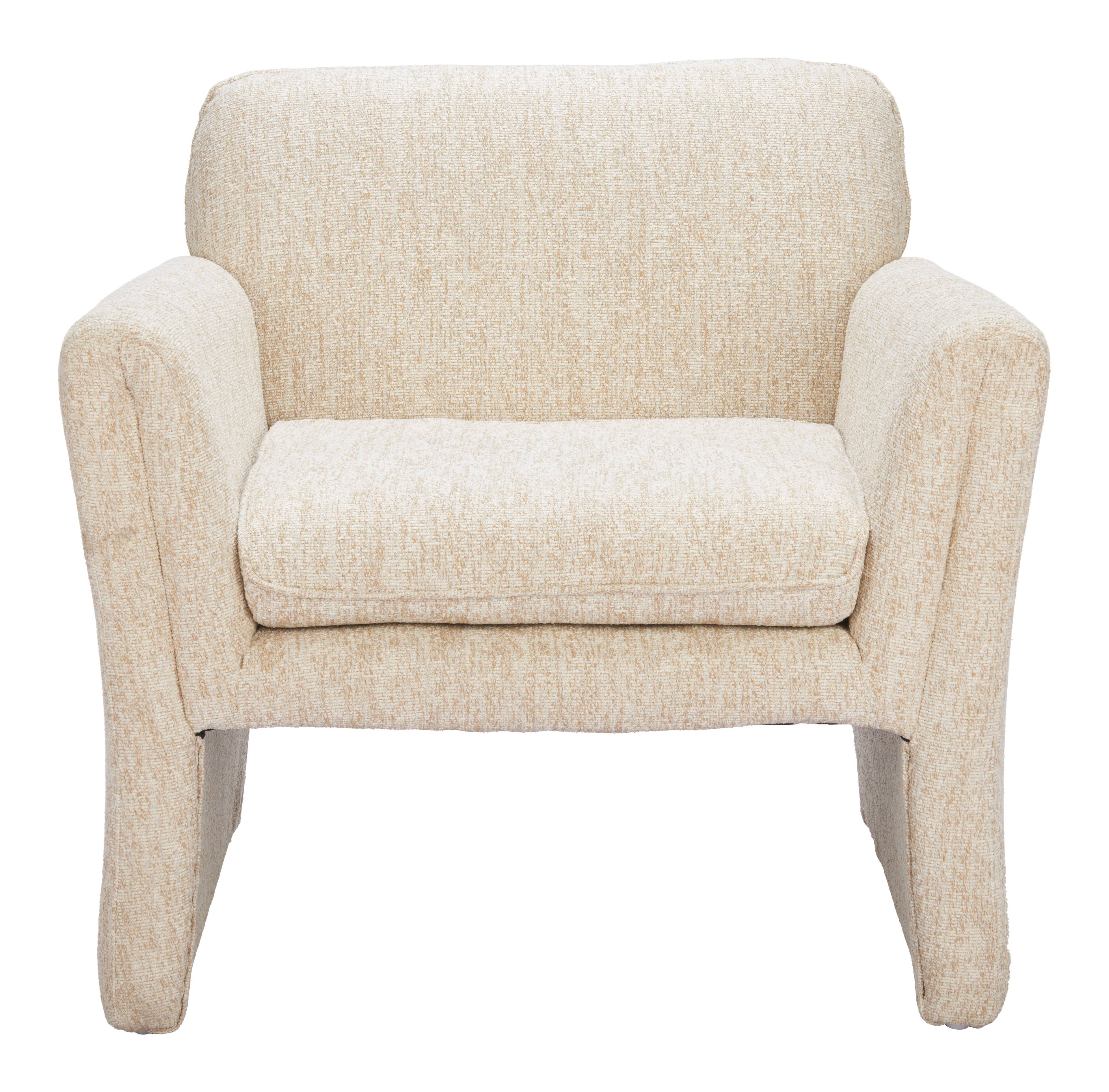 Alt View 1. Hivvago - Dobra Accent Chair Oatmeal Beige - Oatmeal Beige.