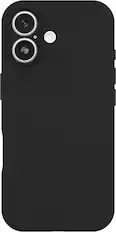 Front. OtterBox - Figura Series Soft Shell for Apple iPhone 17 - Black.