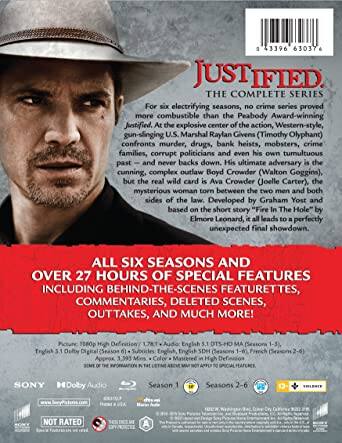 Alt View 1. Justified: The Complete Series   - BLU-RAY.