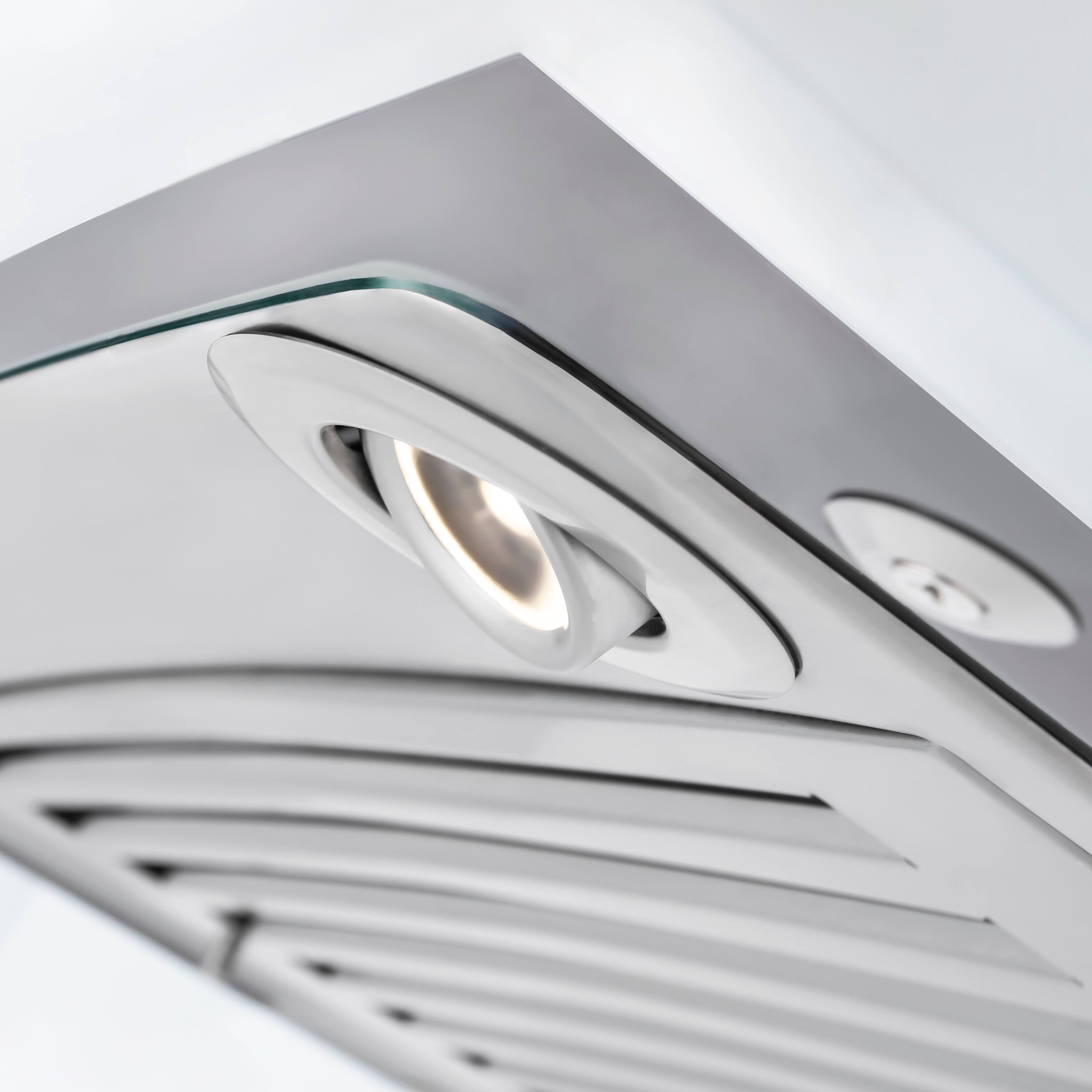 Alt View 2. ZLINE - 36" Externally Vented Range Hood - Brushed Stainless Steel.