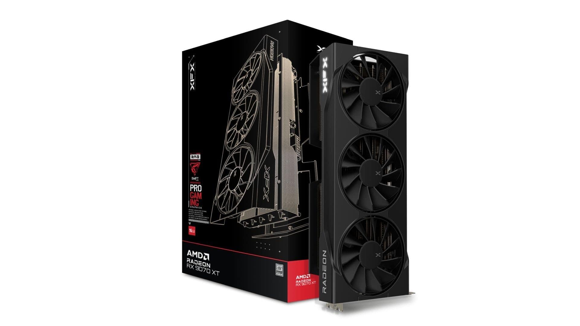 Dazzling Pops - XFX Swift AMD Radeon RX 9060 XT OC Gaming GDDR6 HDMI 2xDP AMD RDNA 4 RX 9060XT RX 96TSW8GWQ