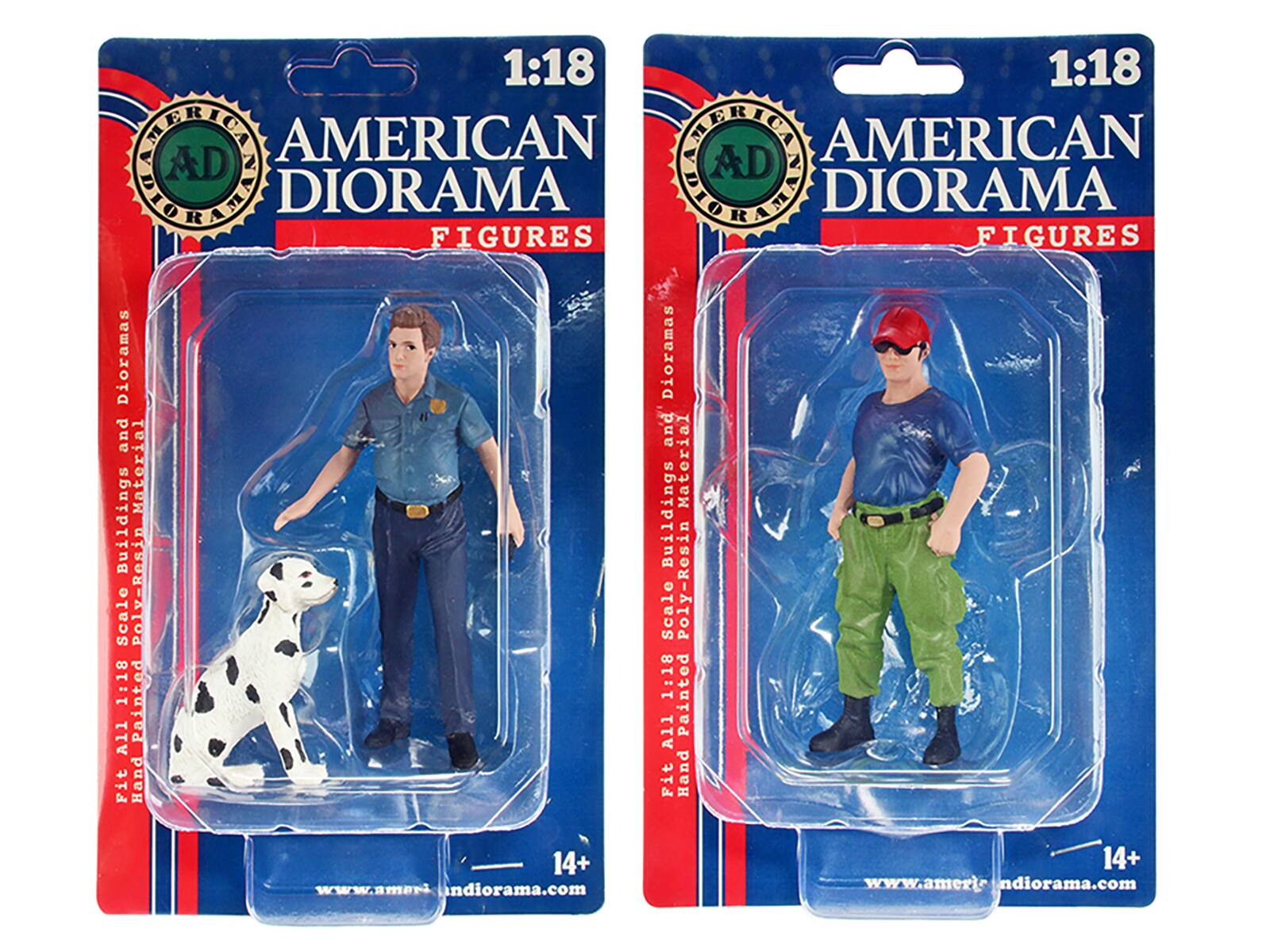 1:18 AMERICAN DIORAMA FIGURES

1:18 AMERICAN DIORAMA FIGURES

All Painted Hand Fit

1:18 Scale Poly-Resin

Dioramas and Material Buildings

14+ www.american-diorama.com