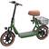 Angle. HiBoy - U2 Electric Scooter with Seat w/ 25 mi Max Operating Range & 20 mph Max Speed - Green.