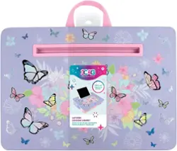 Make It Real - 3C4G: Butterfly Lap Desk - Purple Pastels & Butterflies - Front_Zoom