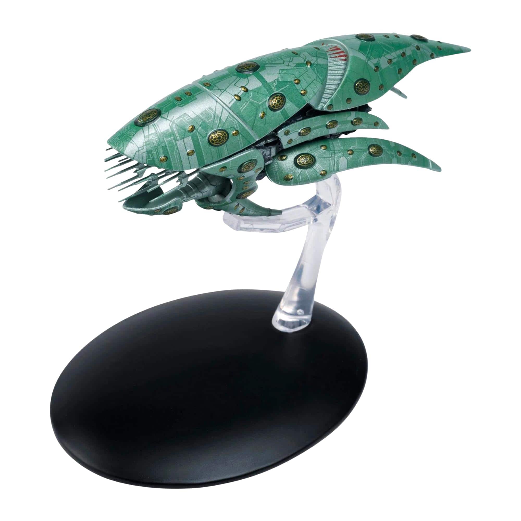 Eaglemoss - Star Trek Starship Replica | Romulan Drone - Green