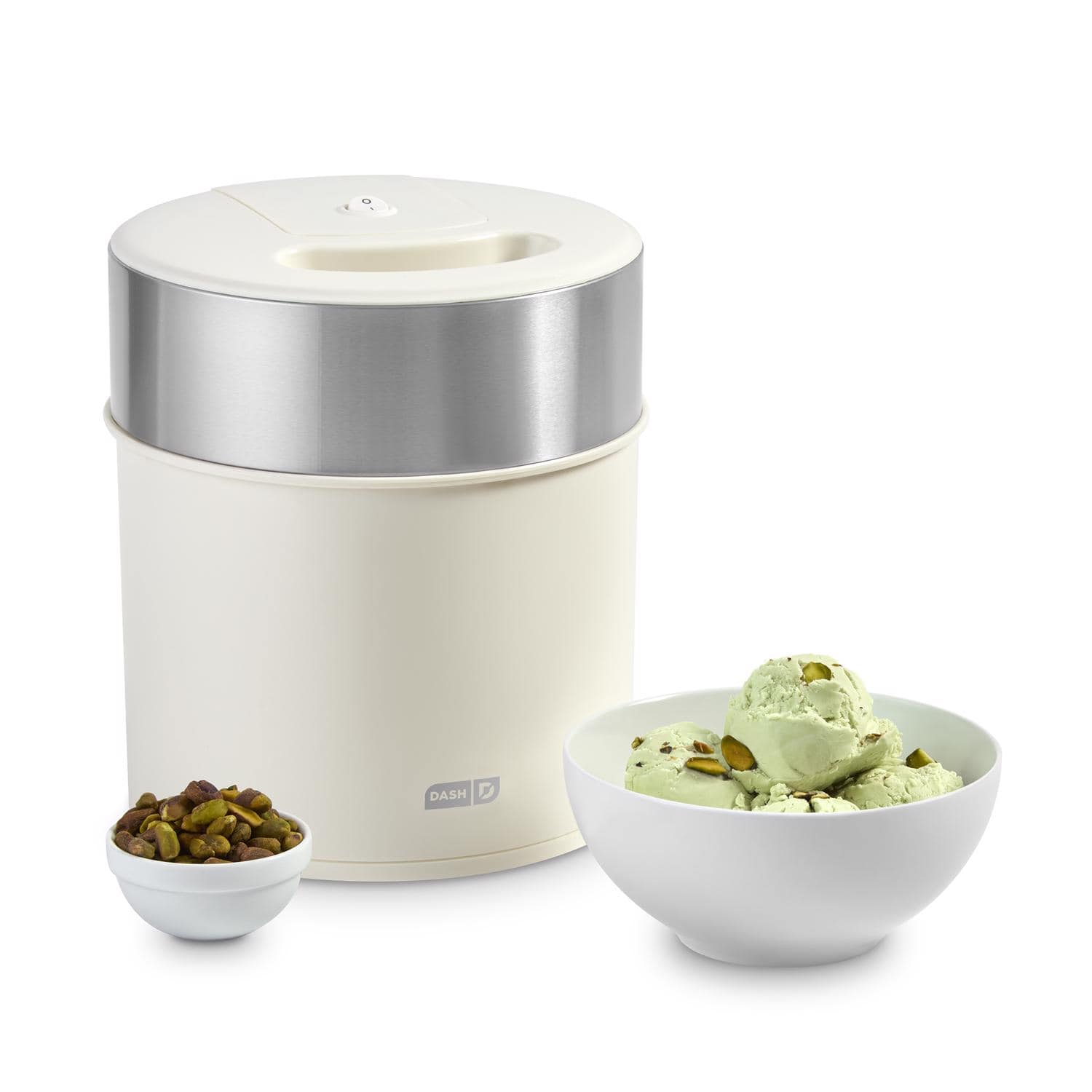 DASH - 2 qt Ice Maker 9 in. H X 8 in. W X 8 in. L - Cream