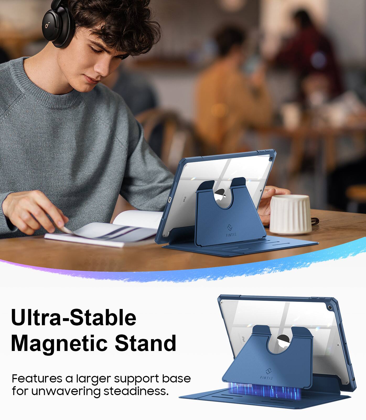 Ultra-Stable Magnetic Stand

Features a larger support base for unwavering steadiness.