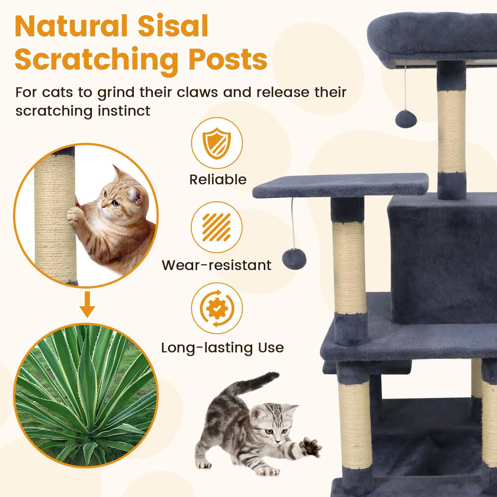 Natural Sisal Scratching Posts

For cats to grind their claws and release their scratching instinct

- Reliable
- Wear-resistant
- Long-lasting Use