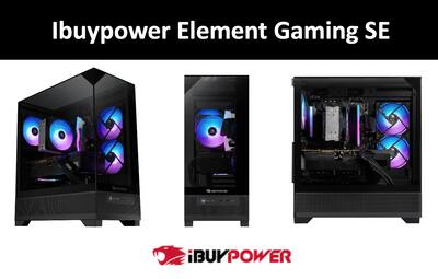 iBUYPOWER Element SE Desktop PC (Intel i5 14400F, 16GB DDR5, 1TB iBUYPOWER Element SE Desktop PC (Intel i5 14400F, 16GB DDR5, 1TB