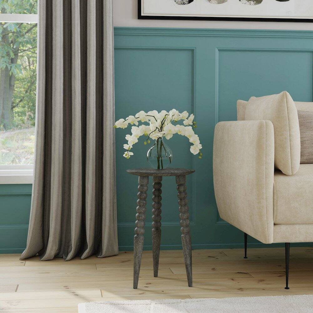 Alt View 5. Butler Specialty - Fluornoy Wood Side Table - Gray.