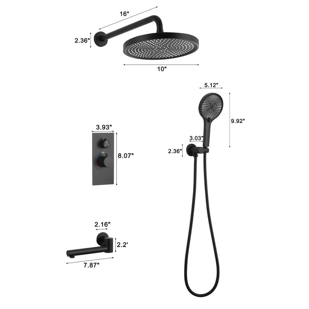 16" 2.36" 10" 5.12" 3.93" 9.92" 3.03" 8.07" 2.36" 2.16" 2.2" 7.87"