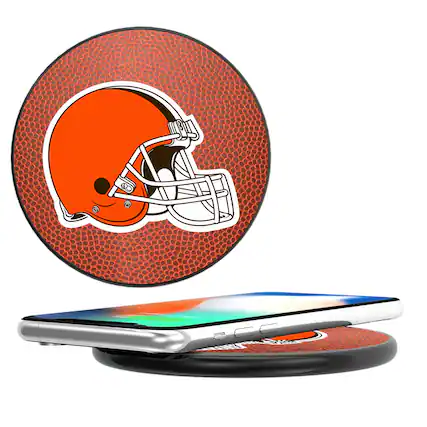 Front. Keyscaper - Cleveland Browns Wireless Cell Phone Charger - Multicolor.