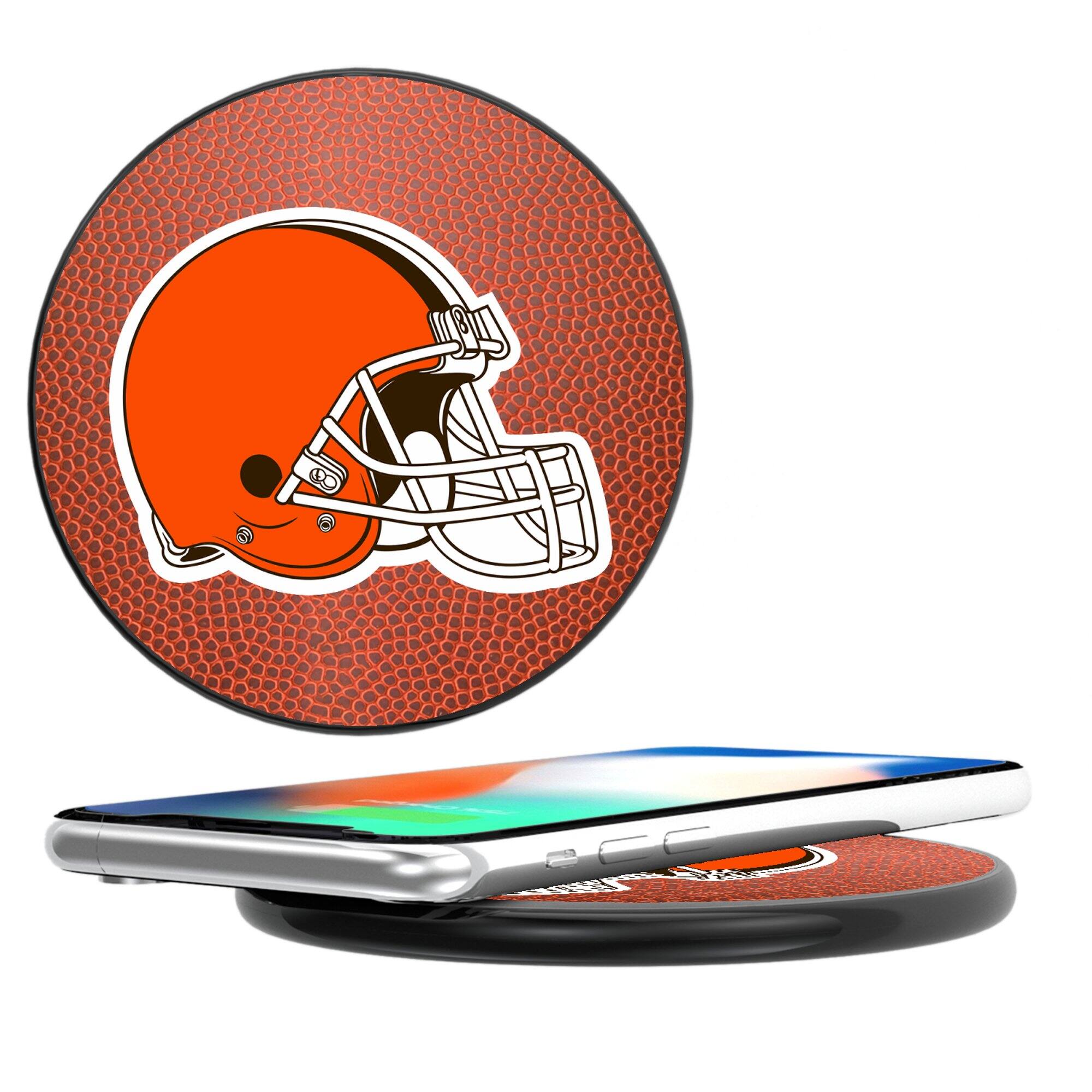 Front. Keyscaper - Cleveland Browns Wireless Cell Phone Charger - Multicolor.