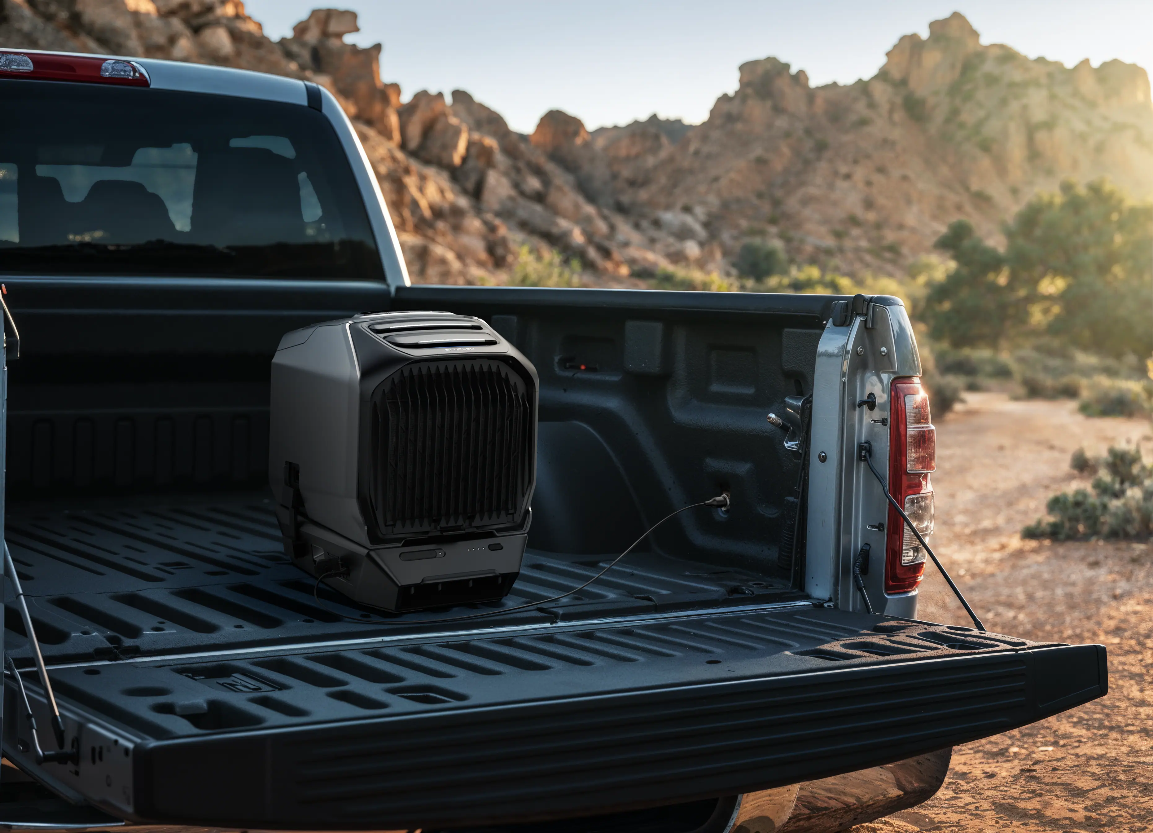 Alt View 12. EcoFlow - Wave 3 Add-on Battery (1024 Wh Capacity) - Black.