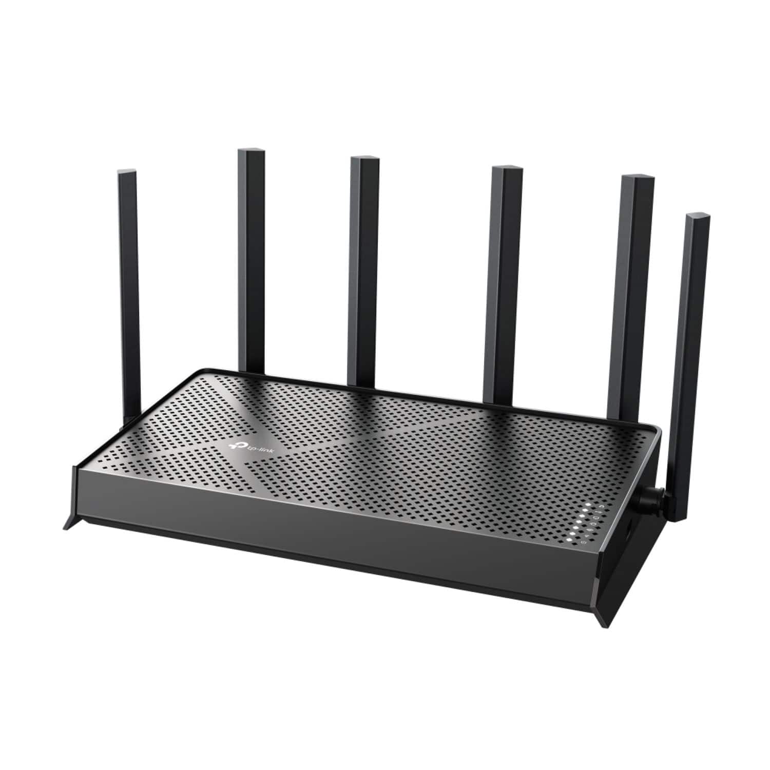 Angle. TP-Link - Archer BE6500 Dual-Band Wi-Fi 7 Router - Black.