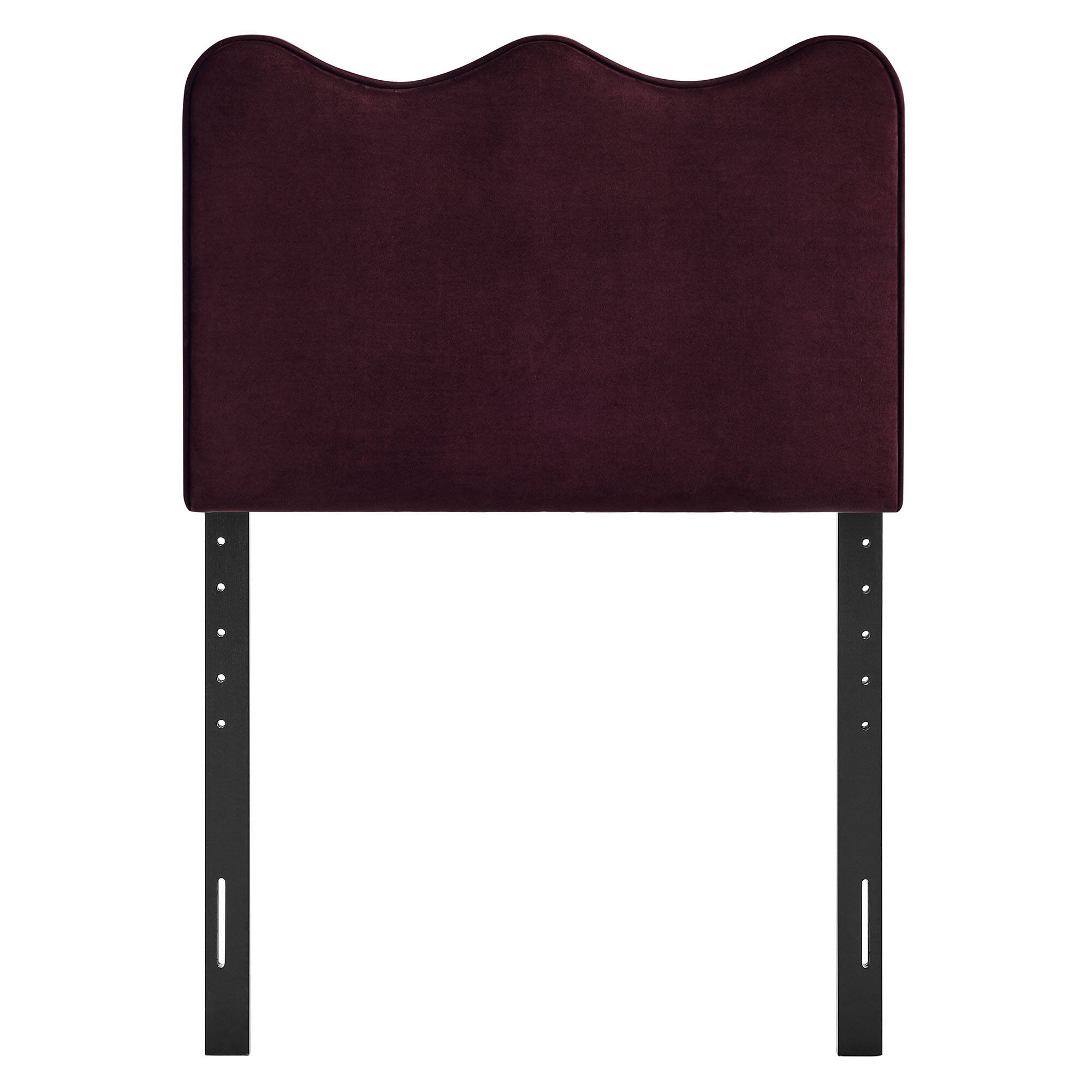 Alt View 2. Modway - Athena Upholstered Headboard by Modway - Mulberry.