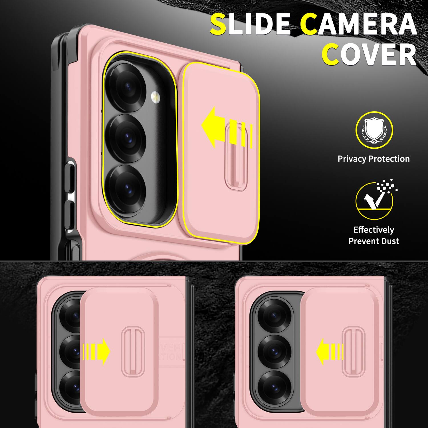 SLIDE CAMERA COVER  
Privacy Protection  
Effectively Prevent Dust
