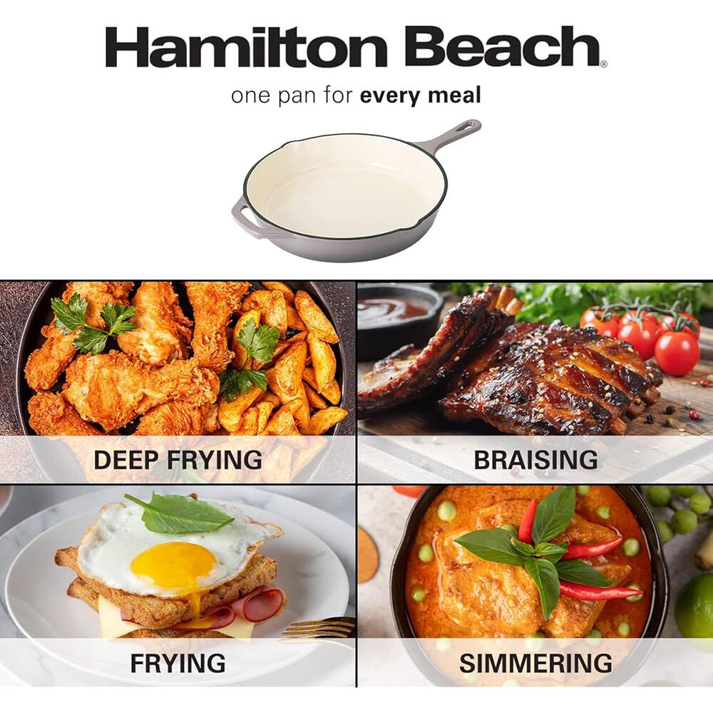 Hamilton Beach  
one pan for every meal

DEEP FRYING  
BRAISING  
FRYING  
SIMMERING