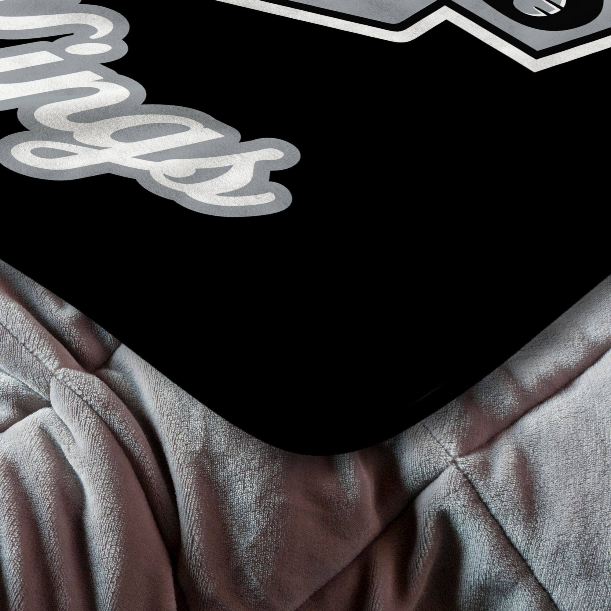 Alt View 1. Sweet Home Collection - NHL Los Angeles Kings 46" x 60" Microfiber Plush Throw Blanket - Black.